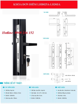 Khóa đơn điểm LHB025A-LH303A